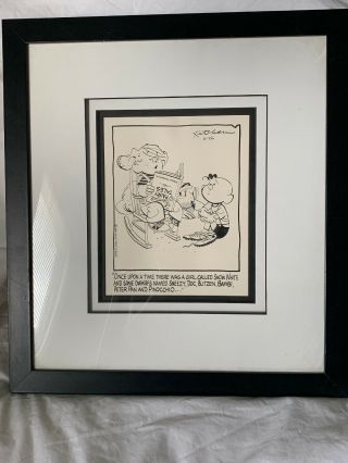 Hank Ketcham Signed " Dennis The Menace " For Daily Strip With