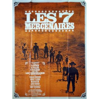 The Magnificent Seven Movie Poster - 47x63 In.  - 1960 - John Sturges,