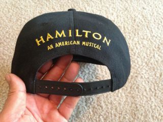 OTTO A.  HAM HAMILTON : THE MUSICAL LIN - MANUEL MIRANDA SNAPBACK HAT CAP vg 2