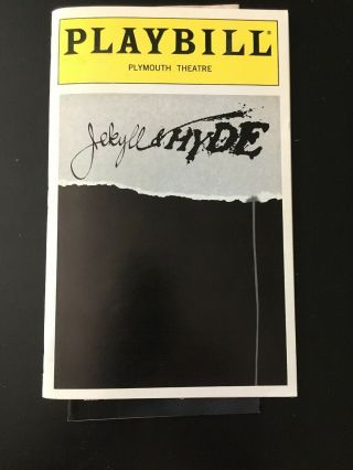 Linda Eder Jekyll & Hyde Playbill & Brochure Robert Cuccioli Christine Noll
