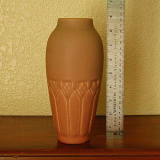 Magnificent Vintage Rookwood Arts & Crafts Vase " Xxiii " 1923 2394 Dusty Rose