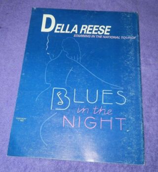 1983 Della Reese Blues In The Night Tour Program - Scarce