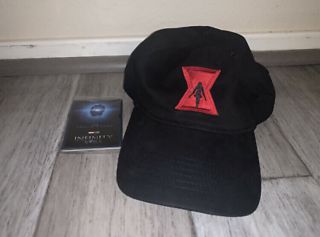 Sdcc 2019 Hall H Exclusive Marvel Black Widow Hat And Infinity Stone Card Set