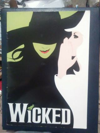 Wicked The Musical Broadway Show Tour Souvenir Program Book Menzel Wizard Of Oz