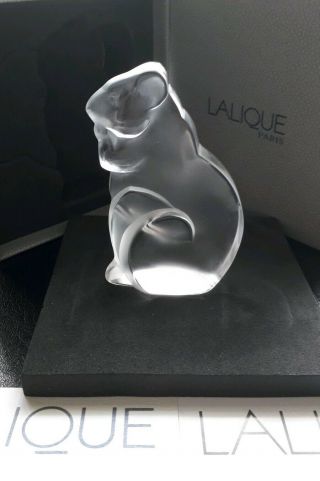 Lalique Crystal Astrological Rat 1404300 Not Mouse Or Squirrel.  Brand