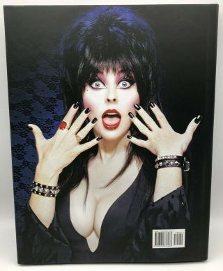 Elvira Mistress of the Dark Signed Hardcover Coffee Table Book - Autographed 2