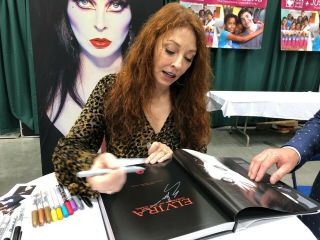 Elvira Mistress of the Dark Signed Hardcover Coffee Table Book - Autographed 7