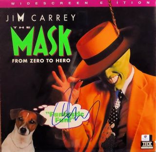 Jim Carrey Signed Autographed Laserdisc Cover The Mask (no Disc) Jsa U07922