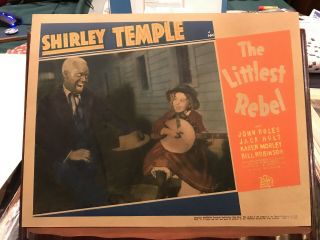 The Littlest Rebel 1935 20th Century Fox 11x14 " Lobby Card Shirley Temple Bill R