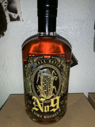Rare Slipknot No.  9 Autographed Whiskey Bottle Signed By 3 Band Members