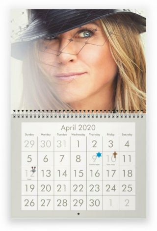 Jennifer Aniston 2020 Wall Calendar