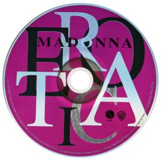 Madonna - " Erotica " Picture Cd Album (russia)