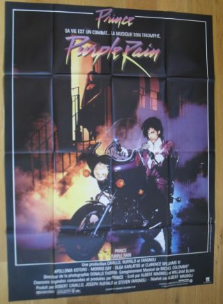 Prince Purple Rain French Movie Poster 