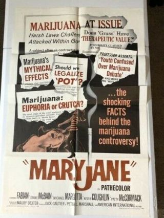 Mary Jane One Sheet Ss/folded Movie Poster - 1968