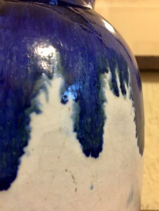 Fulper Vase Glazed With Blue Flambe Over Matte Oyster Arts & Crafts 7