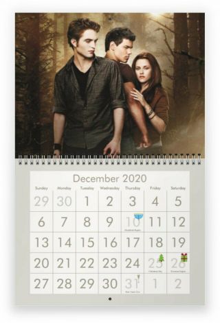 Twilight 2020 Wall Calendar