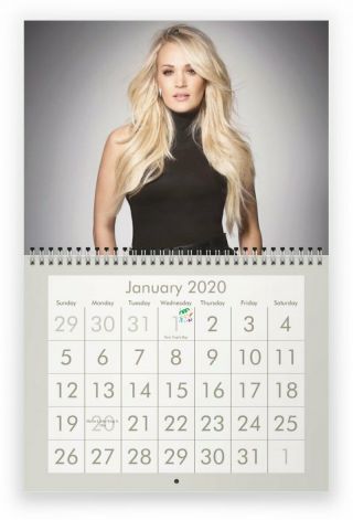 Carrie Underwood 2020 Wall Calendar