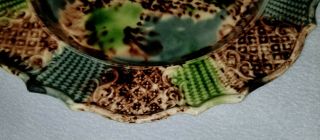 18th Century English Whieldon Type Tortoise Shell Decorated Creamware Plate 10