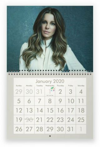 Kate Beckinsale 2020 Wall Calendar