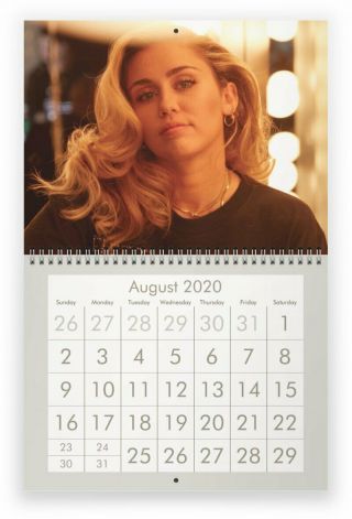 Miley Cyrus 2020 Wall Calendar