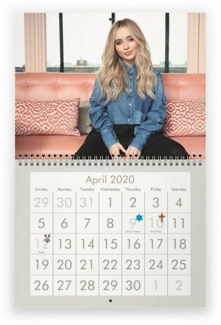 Sabrina Carpenter 2020 Wall Calendar