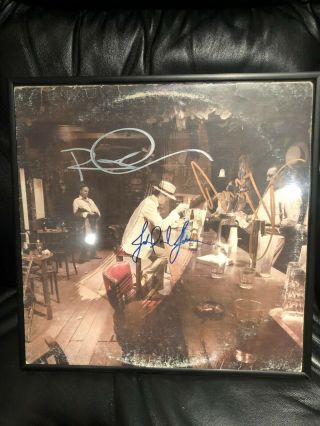 Led Zeppelin X3 Signed Autographed Album Jimmy Page Robert Plant John Paul Jones