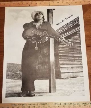 Stevie Ray Vaughan 1986 Concert Poster - Royal Oak Music Theater,  Detroit