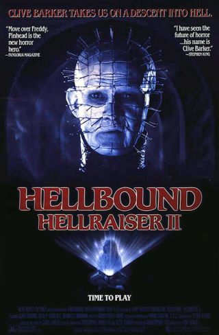 Hellbound: Hellraiser Ii (1988) Movie Poster - Single - Sided - Rolled