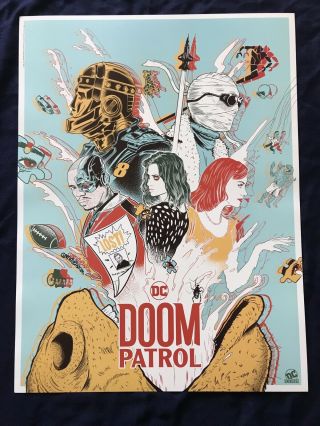 Doom Patrol Dc Universe Sdcc 2019 Exclusive 18 " X 24 " Poster
