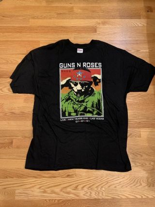 Guns N’ Roses House Of Blues 01/01/01 2001 Concert T - Shirt Xxl Chinese