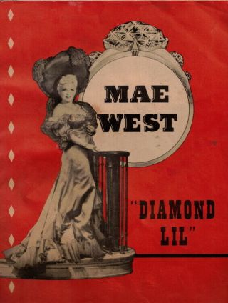 1948 Mae West " Diamond Lil " Program Directed By Charles K.  Freeman