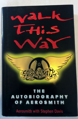 Aerosmith Walk This Way - Signed Autobiography