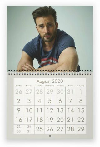 Chris Evans 2020 Wall Calendar