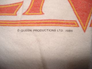 Mega rare Queen The Magic Tour T shirt 1986 Official queen merchandise 8