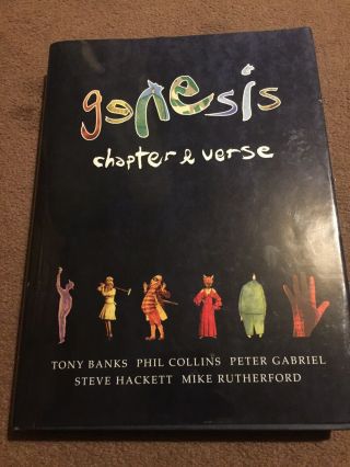Genesis - Chapter And Verse Hand Signed First Edition Book