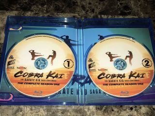 Cobra Kai Signed Promo Blu - Ray Season 1 Ralph Macchio William Zapka Karate Kid 7