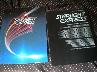 Starlight Express 1987 Souvenir Playbill Program Book Cast Insert Broadway Show