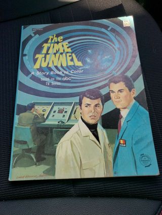 Vintage 1966 The Time Tunnel Coloring Book James Darren Abc