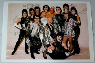 The Rocky Horror Show - 1998 Uk Tour - Large Reprinted Cast Signed Photo