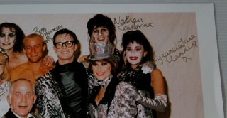THE ROCKY HORROR SHOW - 1998 UK TOUR - LARGE REPRINTED CAST SIGNED PHOTO 2