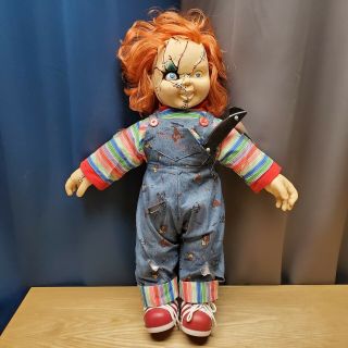Childs Play Bride Of Chucky - 24 " Chucky Doll With Knife Prop With Tags