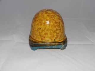 EXTREMELY RARE Roseville Pottery Beehive Coin Piggy Bank 4