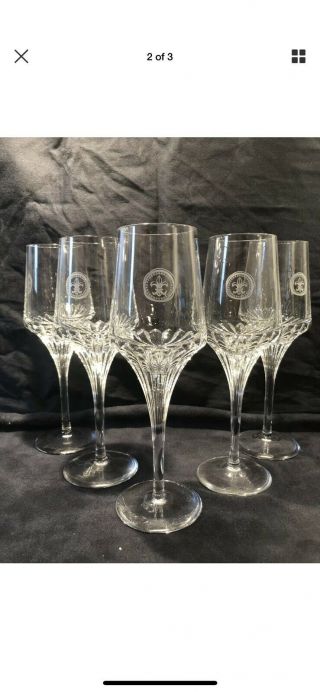 2 Louis Xiii Remy Martin Cognac Crystal Glasses By Christophe Pillet.