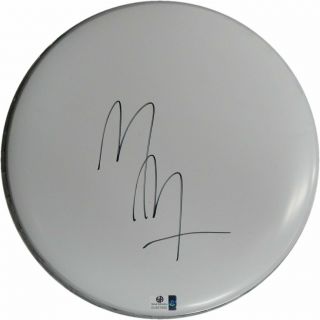 Marilyn Manson Hand Signed Autographed 10 " Drum Head Drumhead Gv857869