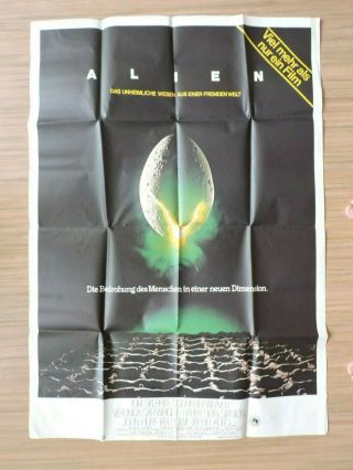 Alien Movie Poster,  1979 German 47 " X 31 "