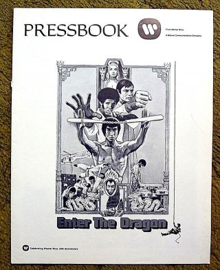 Bruce Lee - - & Uncut 1973 Pressbook - - " Enter The Dragon " / 16 Pages