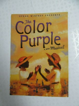 The Color Purple Broadway Musical Souvenir Program