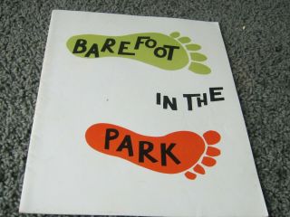 Barefoot In The Park.  Program.  Robert Reed,  Robert Redford