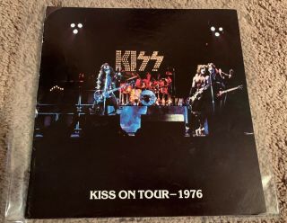 Kiss On Tour 1976 Kiss Alive Program Tour Book - Kiss Army Ace Gene Paul Peter