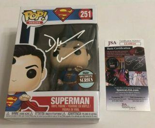 Dean Cain Signed Superman Pop Funko Figure Rare Limited Edition Jsa